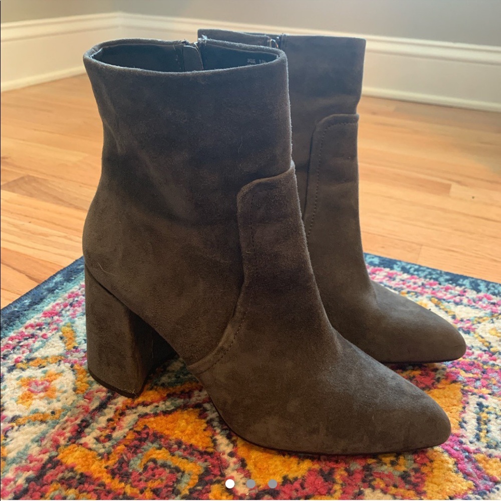 Steve Madden grey booties
